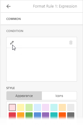 Format Rule - Create a Condition