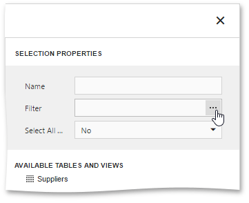 microsoft office price query filter