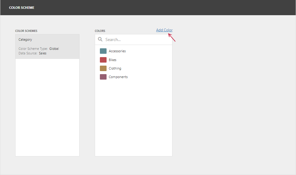 Coloring for Web Dashboard - Adding color