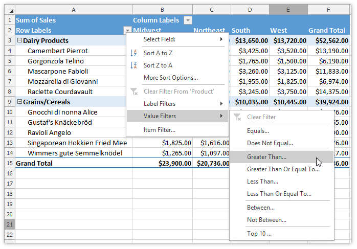 Spreadsheet_PivotTable_Filtering_Values_ContextMenu