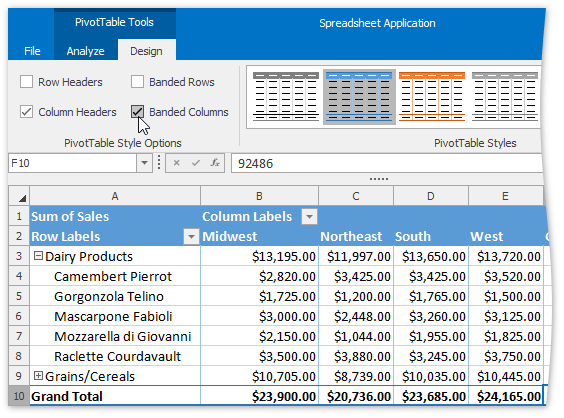 Spreadsheet_PivotTable_TableStyleOptions