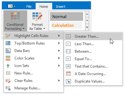 Conditional Formatting Devexpress End User Documentation