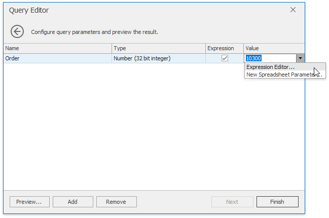 SpreadsheetControl_MailMerge_ParametersQueryEditor02