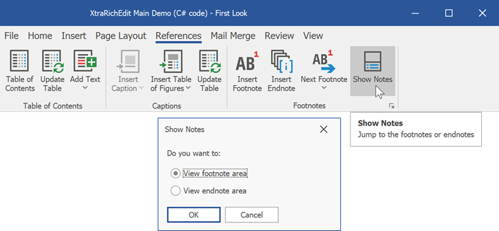 how to convert the footnotes to endnotes.