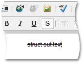 ASPxHtmlEditor-WorkingWithText-StrikethroughSample