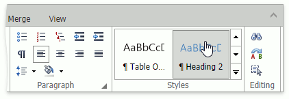 EUD_ASPxRichEdit_TableOfContents-Styles