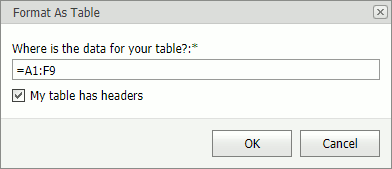 EUD_ASPxSpreadsheet_Format_As_Table_dialog