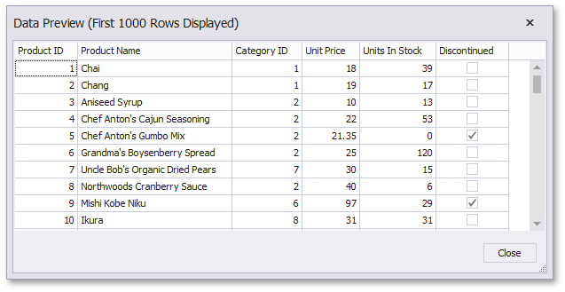 eurd-win-exceldatasource_datapreview