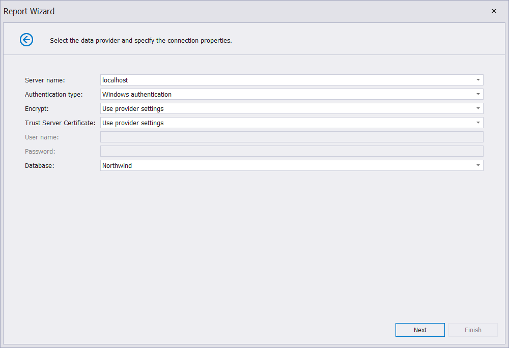 eurd-win-report-wizard-specify-connection-string