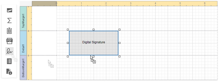 Drop PDF Signature from the Toolbox