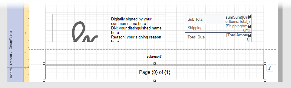 Add Page Numbers to Main Report