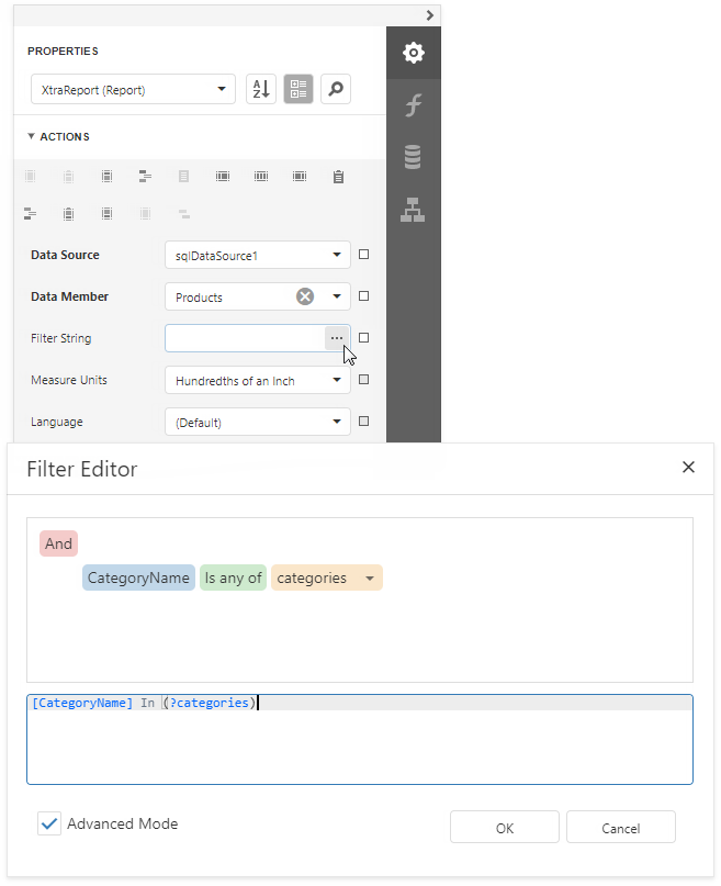 parameters-multi-value-filter-string