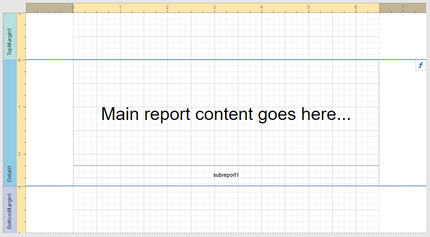 Add the Pdf Content control as a subreport to the main report